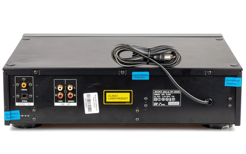 Sony CDP-338ESD CD Player / KSS-151A / gewartet 1 Jahr Garantie #1 - Bild 4 von 4