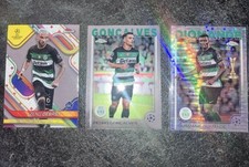 Topps Chrome/finest Sporting Lisbon X 3 Cards 1 Silver Pulsar 2 X Base