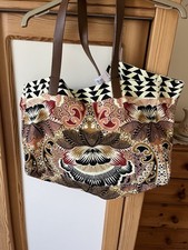 2 x Ladies beach bags, M & S (used) Natural with Internal bag, Next NWT