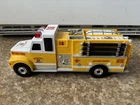 Funrise 1997 Vintage Yellow Fire Truck Lights Sounds Tonka Toy