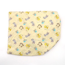 BABY LOONEY TUNES Fitted Crib Sheet Tweety Taz Bugs Bunny Yellow 2008 VTG Y2K