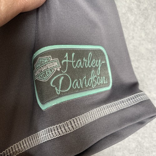 Harley Davidson Hemd Damen mittelgrau Motorradfahren Freizeit Rice Lake, WI - Bild 5 von 11