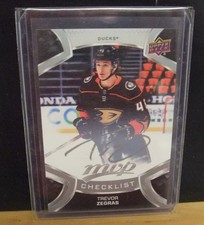 2021-22   trevor zegras   mvp checklist  silver scripts  rookie   flyers