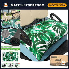 Universal Golf Cart Seat Covers Blankets, Breathable Cushions, Non-Slip Backin