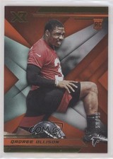 2019 Panini XR Rookies Orange 50/99 Qadree Ollison #151 0kz8