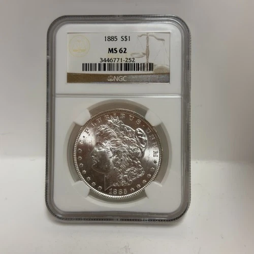 1885 Morgan Dollar (NGC MS62)
