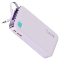 Usams Powerbank MIT Einziehbarem USB-C-KABEL 10000 MAH PD 20 W FÜR Handys