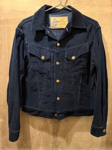 Mister Freedom Sugar Cane Corduroy Cowboy Jacket Navy Indigo Made in USA