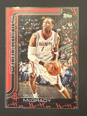 2025-26 Topps Tracy McGrady Team Color Border Logo Variation, SSP & Case Hit! 