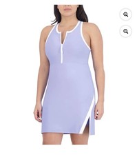 Sage Women  s Active Dress With Shorts Blue Small