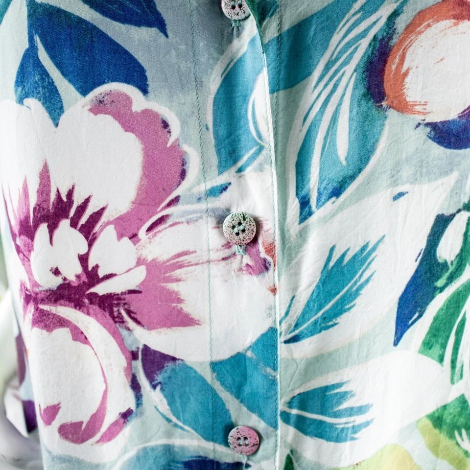 JAMS WORLD Nuevo Hawaii Tropical Floral Mujer Top Traje Talla 2XL, XXL Foto 4 de 4