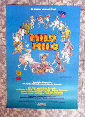 MILO MILO Mario Adorf A1-Filmposter GEROLLT German 1-Sheet ´79 ANDRÉA FERRÉOL