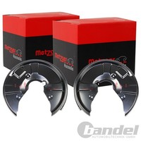 2X Metzger Spritzbleche Bremsscheiben Hinten Passend FÜR Audi A4 Seat Exeo