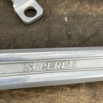 Vintage Suntour Superbe Crankset 170mm 144 BCD Square Taper Japan
