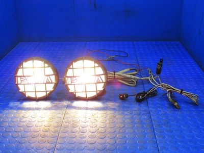 PIAA 520 6'' Round Ion Crystal Yellow Halogen Fog Lights W/ Covers + Switch 4989