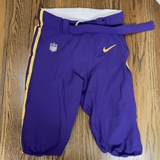 Kentrell Brothers 40 Minnesota Vikings NFL Nike Game Worn Purple Pants Size 36