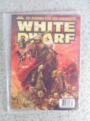 White Dwarf Magazine #278 Games Workshop March 2003 LOTR Sealed Extras Included