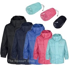 TRESPASS KIDS WATERPROOF  PACKAWAY PACKA JACK...