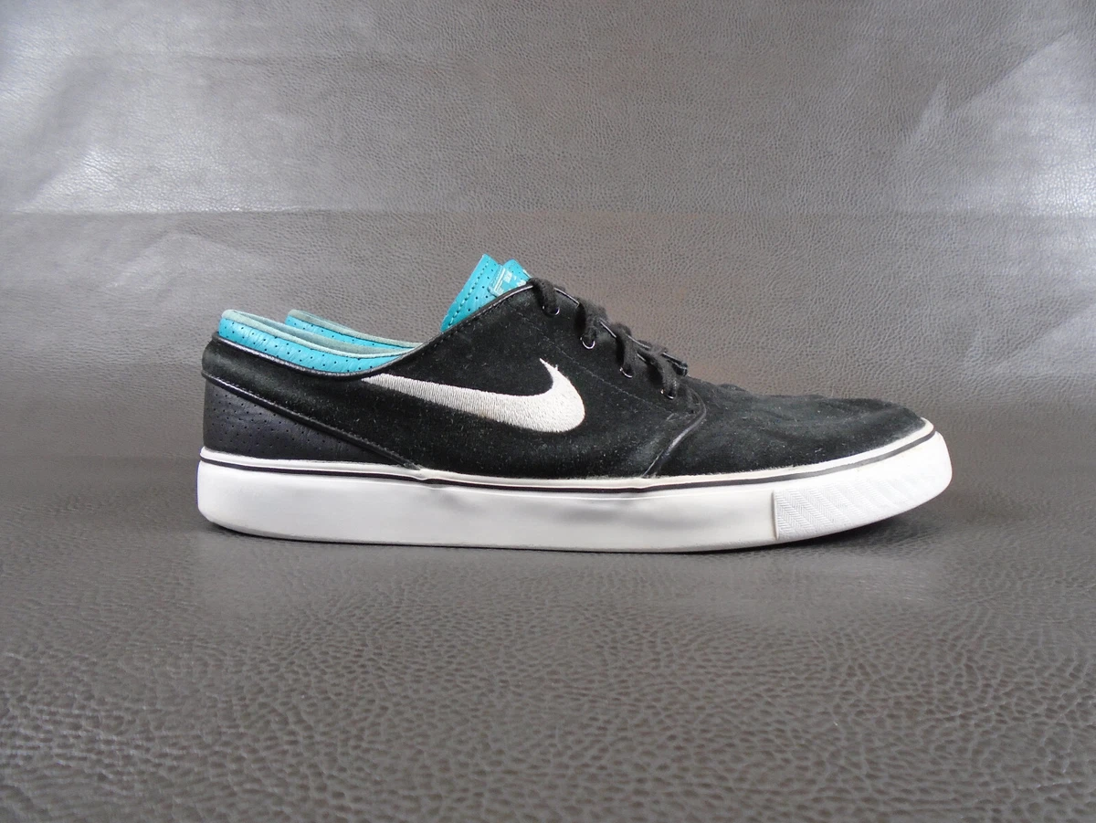 Nike SB Size 13 Stefan Janoski Black Turbo Green Low Top Skate Shoes Sneakers