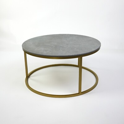 Couchtisch Franko Bali CEMENT ASH G 80 cm