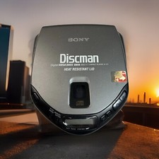 Vintage Sony Discman Portable CD Player D-171 - Disc Spins - Repair/parts Only