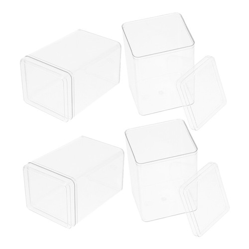 Transparent Action Figure Display Case 4pcs for Dolls Toys Collectibles - Picture 4 of 12