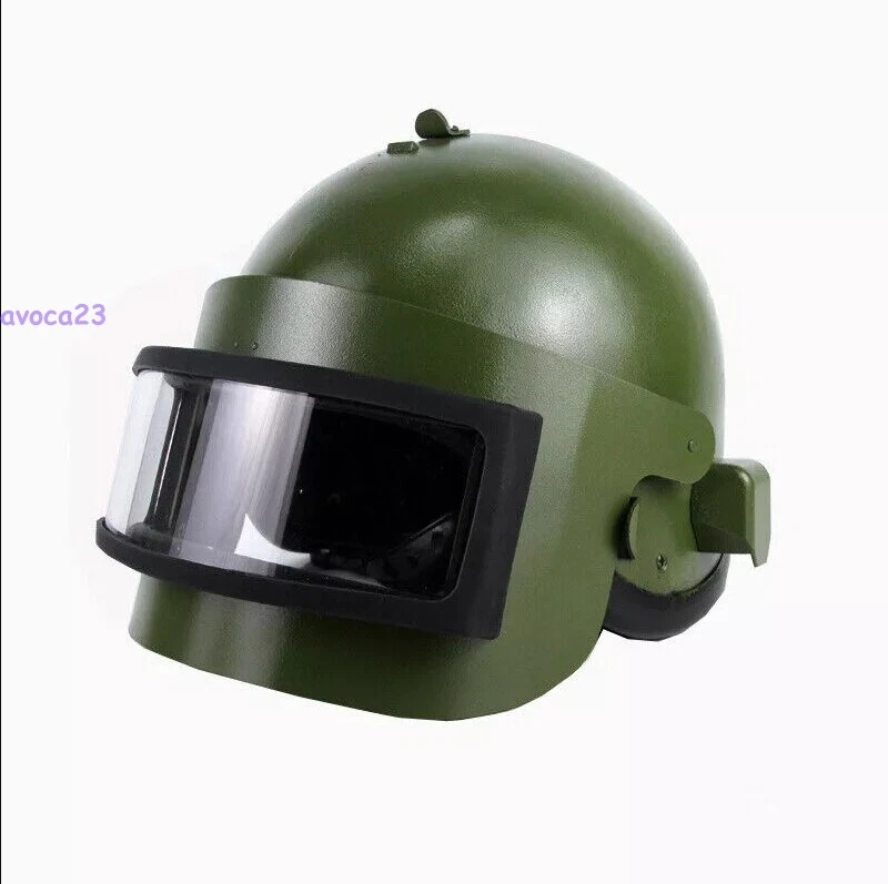 Casco Ejército Ruso K6-3 Acero Oliva Visor Unidades Especiales Máscara Facial Completa Tácticas Foto 2 de 4