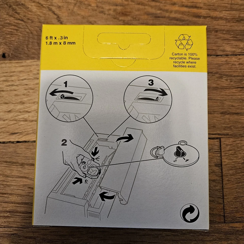 Lexmark Re-inking Ribbon Black typewriter 238x/239x 1040930 Brand New Sealed - Image 2 of 3