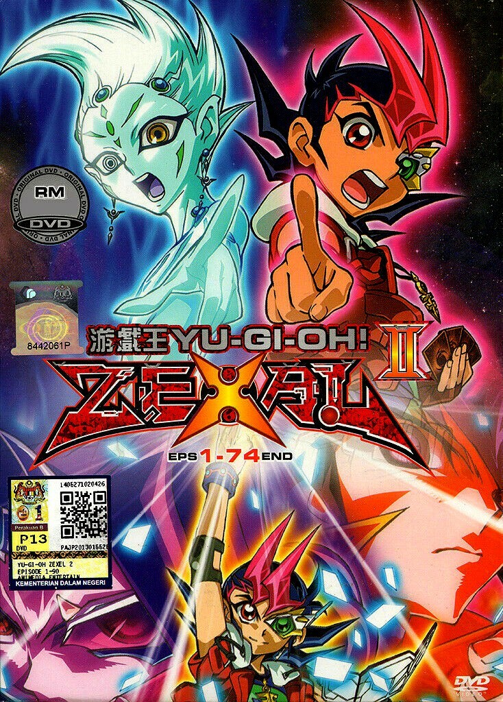 DVD Yu Gi Oh! Zexal Season 2 TV 1- 74 End English Subtitle+