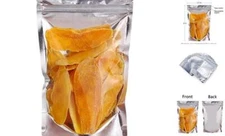 Stand Up Pouch Bags for Food - 100 Pack Resuable Food Storage bag, 14 X 20 cm 