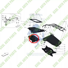 For Ferrari 488 Pista F8 Spider Tributo Left Electric Fan OEM 342151