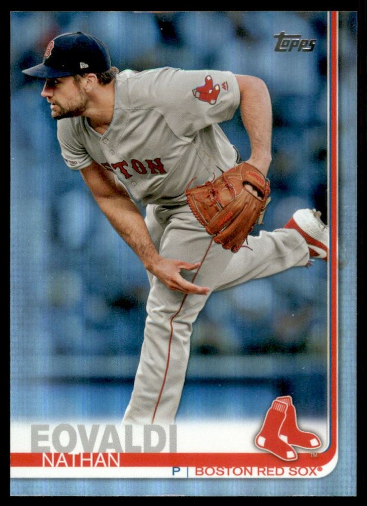 2019 Topps Update Rainbow Foil #US282 Nathan Eovaldi
