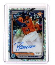 2024 Bowman Chrome Speckle REFRACTOR Pascanel Ferreras Autograph RC #'d 171/299