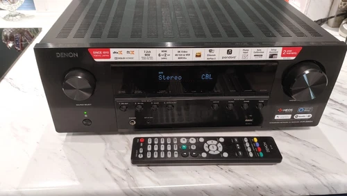 Denon AVR-S960H 7.2-Channel 4K AV Receiver - Black