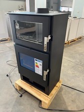 EEK A+ - Kochen Kaminofen Holzofen mit Backofen Kamin Verso F Inox - 9 kW