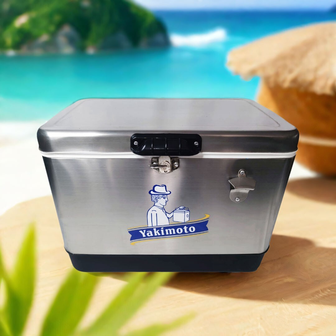 Yakimoto 54 Qt stainless steel Cooler Picnic Camping Beverage Ice