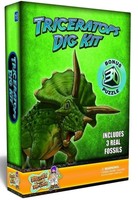 Triceratops Dig Kit W/real Dinosaur Fossils & 3d Puzzle, By Dr Cool Triceratops Dig Kit W/real Dinosaur Fossils & 3d Puzzle, By Dr Cool