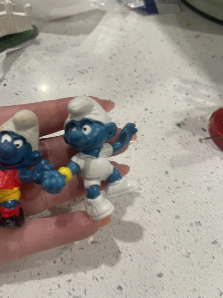 Defectos figurados de pitufo vintage como se muestra Foto 3 de 4