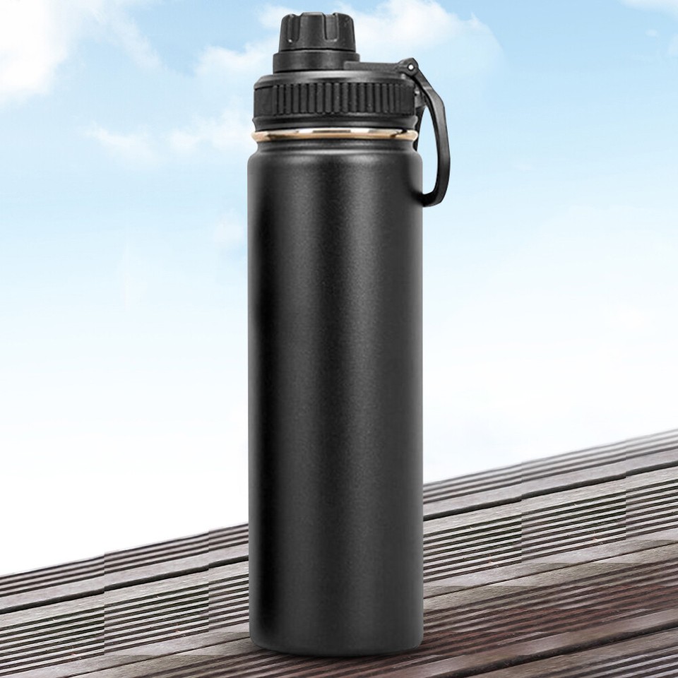 22 Oz Outdoor Cup Wall Vacuum Insulated Water Bottle Leakproof