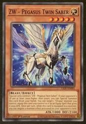 ZW - Pegasus Twin Saber LIOV-EN001 Common 1st Ed
