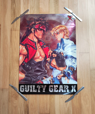 Guilty Gear X Poster Original Metallic Druck Selten