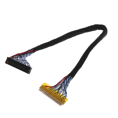 8 Bit LVDS Cable FIX-30 Pin 2ch For 17-26inch LCD/LED Panel Controller 25cm New - Picture 1 of 8