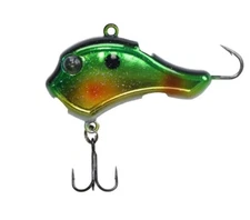 Acme Rattlin' Google Eye Hyper RIP - Green Ripper - 1/4 oz Ice Fishing Lure