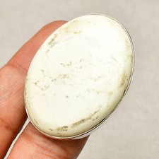 Lemon Chrysoprase Gemstone 925 Sterling Silver Handmade Silver Jewelry Ring 8