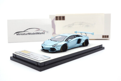Lamborghini Aventador LP700-4 - LBWK - Ice Blue  - 1:64 - PGM (640411)