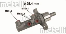 Metelli 05-0439 Brake Master Cylinder for Alfa Romeo, Fiat, Opel, Saab, Vauxhall