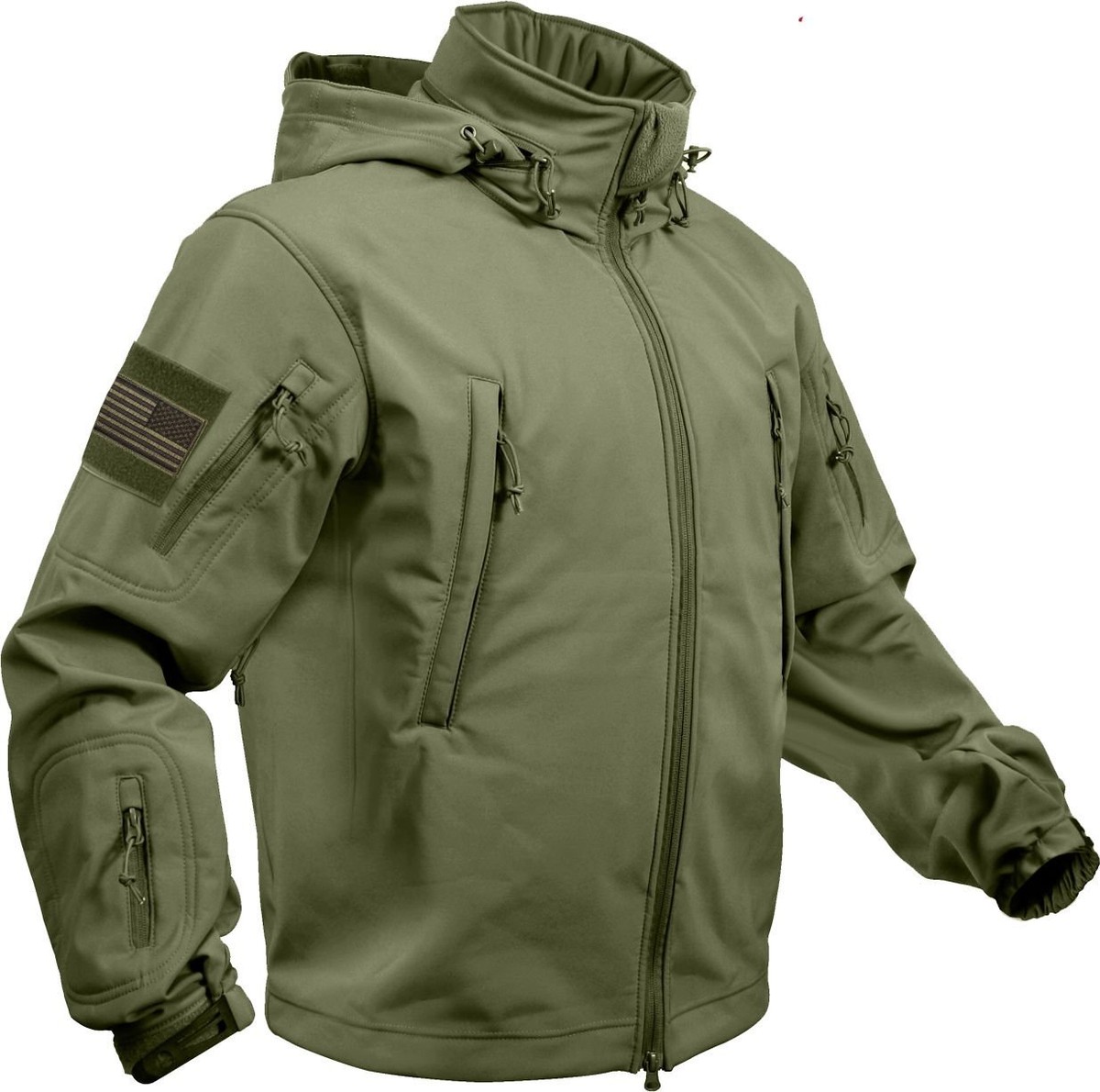 UNROOf Reflectortarp L ARMY Olive 風防 Olive Drab Special Ops Soft Shell Waterproof Military Jacket