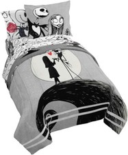 Disney Nightmare Before Christmas "Moonlight" Kids Bed Set-AB07RLX4L6N2