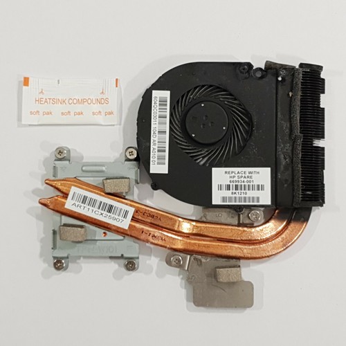 HP Pavilion dm4 3000 Kühler Lüfter Wärmeleitpaste Fan Cooler Heatsink 669934-001