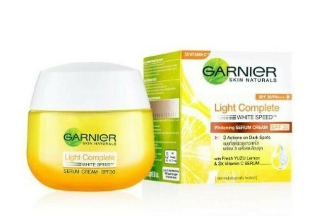 garnier new light complete whitening serum cream